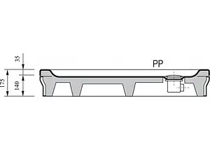 Панель для поддона Ravak Perseus 90 set N A827001010, 3