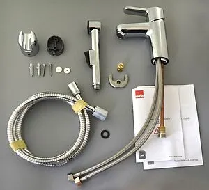 Смеситель для раковины с гигиеническим душем Oras Aquita хром 2902F Смеситель для раковины с гигиеническим душем Oras Aquita хром 2902F, 3