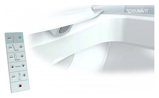 Унитаз подвесной под крышку биде Duravit ME by Starck белый 2528590000