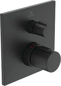 Термостат для 1 потребителя Ideal Standard Ceratherm T100 чёрный матовый A6956XG Термостат для 1 потребителя Ideal Standard Ceratherm T100 чёрный матовый A6956XG, 1