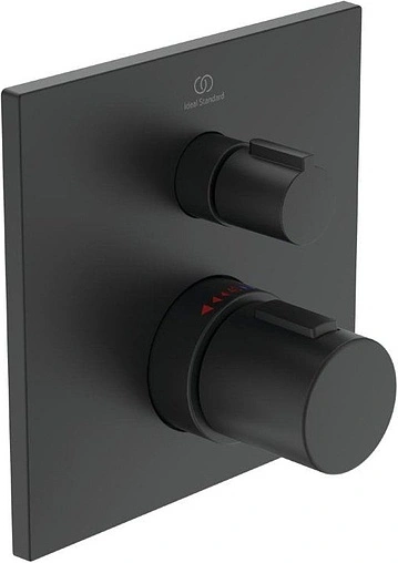 Термостат для 1 потребителя Ideal Standard Ceratherm T100 черный матовый A6956XG