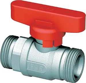 Кран шаровый ¾"н x ¾"н красный Far FS 3067 34RC Кран шаровый ¾"н x ¾"н красный Far FS 3067 34RC, 1