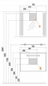 Полка Aquaton Валенсия 75 хром 1A124903VA010 Полка Aquaton Валенсия 75 хром 1A124903VA010, 2