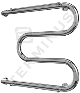 Полотенцесушитель водяной Terminus М-образный с/п AISI 32х2 600х400 полированная сталь 4620768880377 Полотенцесушитель водяной Terminus М-образный с/п AISI 32х2 600х400 полированная сталь 4620768880377, 2