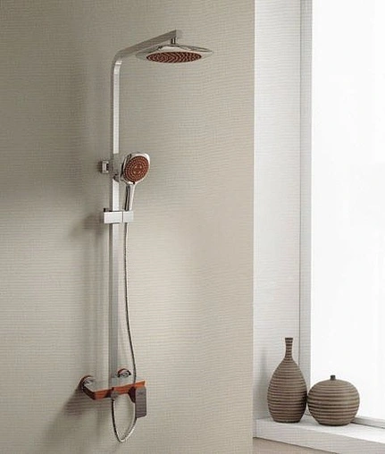 Душевая система со смесителем для ванны D&amp;K Berlin.Kunste оранжевый/хром DA1433713A02