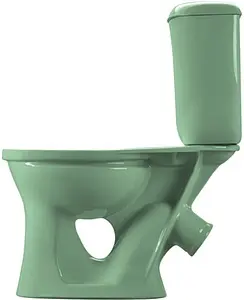 Унитаз-компакт Santeri Виктория салатовый 1.P301.6.S04.00B.F Унитаз-компакт Santeri Виктория салатовый 1.P301.6.S04.00B.F, 3