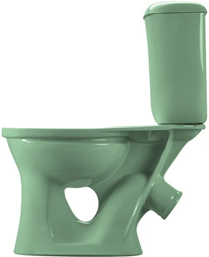 Унитаз-компакт Santeri Виктория салатовый 1.P301.6.S04.00B.F