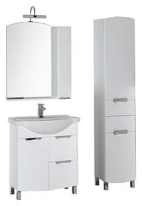 Шкаф-зеркало Aquanet Асти 75 белый 180077 Шкаф-зеркало Aquanet Асти 75 белый 180077, 4