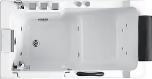 Ванна акриловая с гидромассажем Abber 130x70 L AB9000 B L Ванна акриловая с гидромассажем Abber 130x70 L AB9000 B L, 2