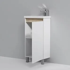 Тумба под умывальник напольная Am.Pm X-Joy 45 белый/светлое дерево M85AFSX0451WG Тумба под умывальник напольная Am.Pm X-Joy 45 белый/светлое дерево M85AFSX0451WG, 3