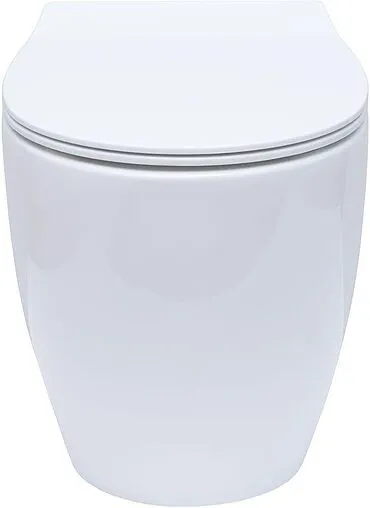 Унитаз приставной безободковый Allen Brau Fantasy белый 4.11007.20