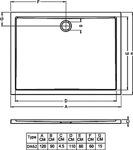 Поддон для душа Riho Zurich 254 D001009005 Поддон для душа Riho Zurich 254 D001009005, 2