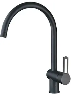 Смеситель для кухни Paffoni Ringo чёрный матовый RIN180NO Смеситель для кухни Paffoni Ringo чёрный матовый RIN180NO, 1