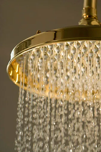 Душевая система со смесителем для душа Bossini Retro золото L01526.021