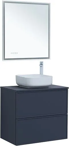 Тумба-умывальник Aquanet Арт 75 маренго 00313265+00318925