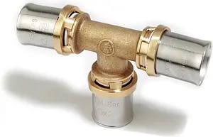 Тройник пресс соединительный 32мм x 32мм x 32мм Giacomini RM150Y011, 2