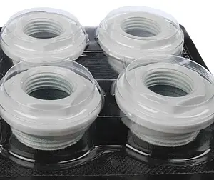 Комплект радиаторный универсальный ½&quot; Rommer белый F011-½, 2