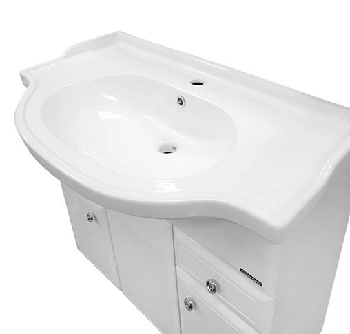 Тумба-умывальник напольная Comforty Сочи 100 белый 00004134582CF Тумба-умывальник напольная Comforty Сочи 100 белый 00004134582CF