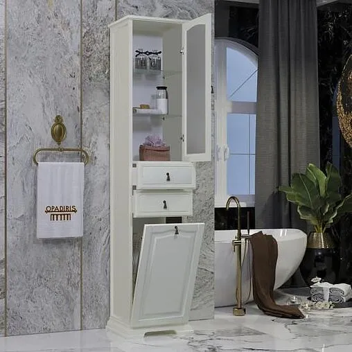 Шкаф-пенал напольный Opadiris Риспекто 40 R слоновая кость 00-00005837