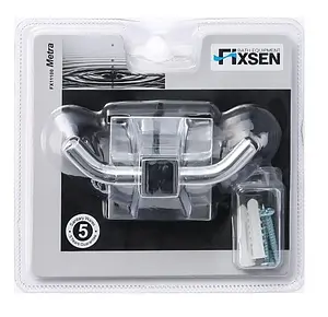 Крючок двойной Fixsen Metra хром FX-11105A Крючок двойной Fixsen Metra хром FX-11105A, 2