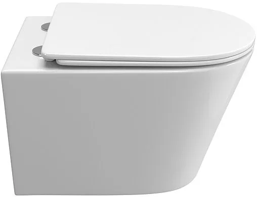 Унитаз подвесной безободковый BelBagno Tre Tornado белый BB5180CH-TOR/SC