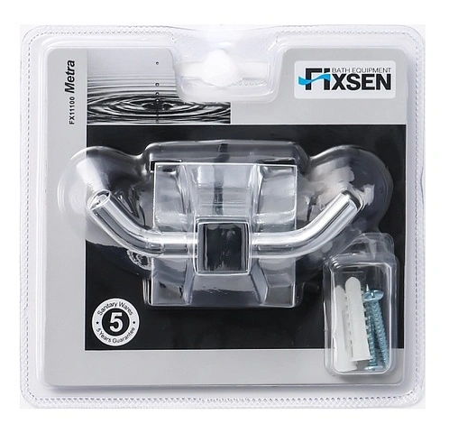 Крючок двойной Fixsen Metra хром FX-11105A Крючок двойной Fixsen Metra хром FX-11105A