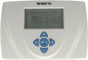 Проводной комнатный терморегулятор НО/НЗ 230В WATTS Milux 2 230V WEEKLY белый 10083436, 1