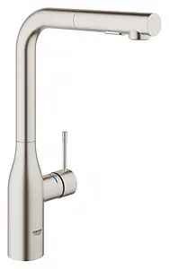 Смеситель для кухни с выдвижным изливом Grohe Essence New хром матовый 30270DC0 Смеситель для кухни с выдвижным изливом Grohe Essence New хром матовый 30270DC0, 1