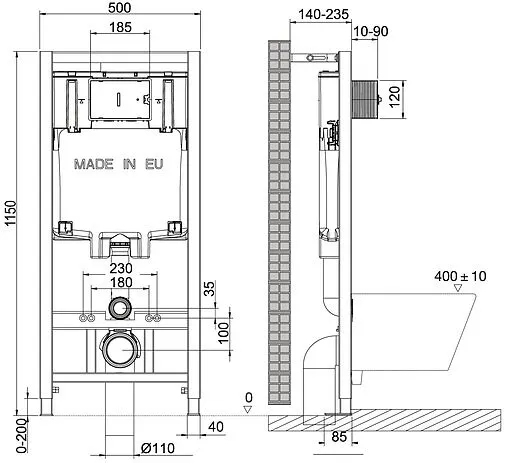 Комплект 5 в 1 Lemark Peneda+ Bit+Glazer White 100802428 с кнопкой Bit 9802006 черный матовый soft touch