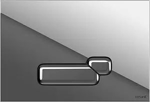 Клавиша смыва для унитаза Cersanit Actis 60167 хром глянцевый, 1