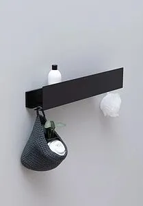 Полка Aquanet Магнум 70 чёрный матовый 00302221, 5