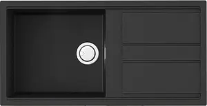 Мойка кухонная Omoikiri Kitagawa 100-GB графит 4993786 Мойка кухонная Omoikiri Kitagawa 100-GB графит 4993786, 1