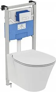 Комплект 5 в 1 Ideal Standard Connect Air AquaBlade R031001 с кнопкой R0115AA хром глянцевый Комплект 5 в 1 Ideal Standard Connect Air AquaBlade R031001 с кнопкой R0115AA хром глянцевый, 1