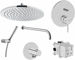 Душевая система со смесителем для душа VitrA Origin хром A49266EXP Душевая система со смесителем для душа VitrA Origin хром A49266EXP, 1