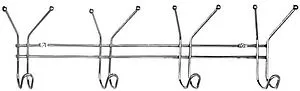 Планка с 4-мя крючками Milardo Hooks хром 003W000M41 Планка с 4-мя крючками Milardo Hooks хром 003W000M41, 1