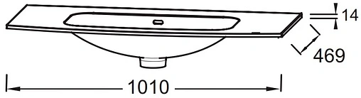 Раковина Jacob Delafon Nova 100 белый EB1881RU-00