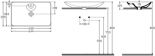 Тумба-умывальник напольная ISVEA Suit 80 белый/дуб 27SUS065080I+10SY50065SV