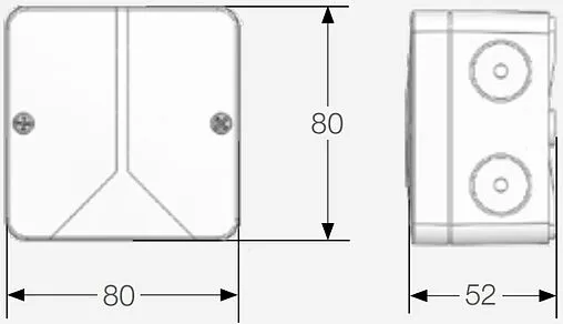 Проводной датчик наружной температуры WATTS BT-OS02-RF белый 10079583
