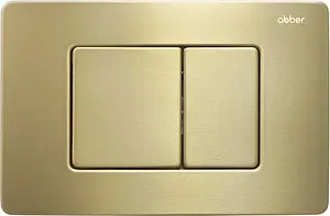 Клавиша смыва для унитаза Abber AC0120MMG матовое золото, 1