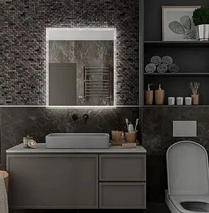 Зеркало с подсветкой Terminus Сицилия 80x100 с подогревом 4673735600195 Зеркало с подсветкой Terminus Сицилия 80x100 с подогревом 4673735600195, 4