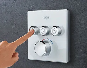 Термостат для 3 потребителей Grohe Grohtherm SmartControl белый/хром 29157LS0 Термостат для 3 потребителей Grohe Grohtherm SmartControl белый/хром 29157LS0, 5