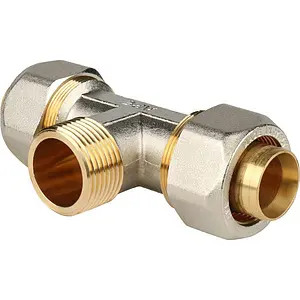 Тройник компрессионный переходной 32мм x 1"н x 32мм APE 733L 1x32, 1