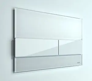 Клавиша смыва для унитаза TECEsquare 9240800 кнопки/белый глянцевый, панель/стекло белый Клавиша смыва для унитаза TECEsquare 9240800 кнопки/белый глянцевый, панель/стекло белый, 2