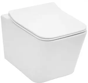 Унитаз подвесной безободковый Aquanet Tavr-W Rimless белый TAVR-W Унитаз подвесной безободковый Aquanet Tavr-W Rimless белый TAVR-W, 1