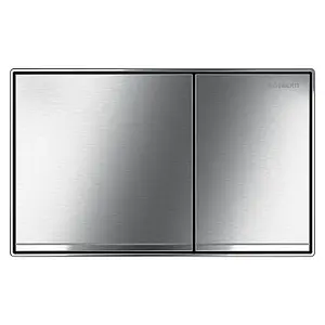 Клавиша смыва для унитаза Geberit Sigma 60 115.640.GH.1 кнопки/хром матовый, полоска/хром глянцевый Клавиша смыва для унитаза Geberit Sigma 60 115.640.GH.1 кнопки/хром матовый, полоска/хром глянцевый, 1
