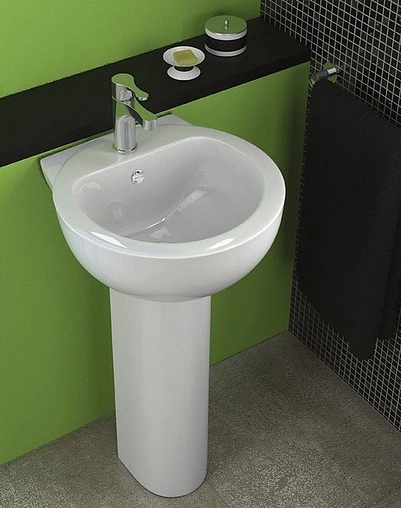 Раковина Sanita Luxe Art 50 белый WB.PD/Art/50-C/WHT.G/S1