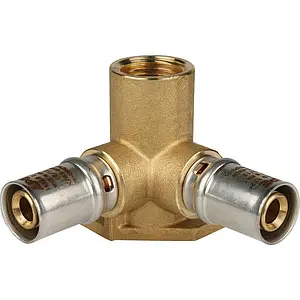 Водорозетка пресс проходная 16мм x ½"в x 16мм APE AP154D 12x16 Водорозетка пресс проходная 16мм x ½"в x 16мм APE AP154D 12x16, 1