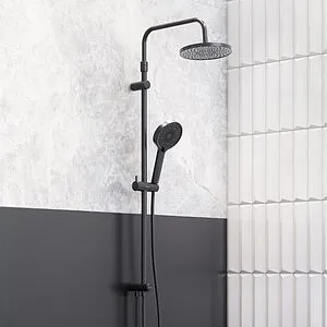 Душевая система без смесителя Damixa Apollo чёрный матовый 947000300, 3