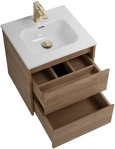 Тумба под умывальник подвесная BelBagno KRAFT 50 Rovere Nebrasca Nature KRAFT-500-2C-SO-RNN