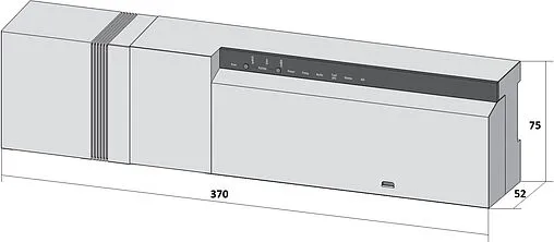 Радиоуправляемый базовый блок в комплекте с трансформатором 8 зон НЗ 24В TECEfloor Base 24 77440031